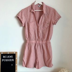 GBG GUESS Romper Size S Dusty Pink Romantic